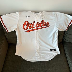 Nike Authentic Baltimore Orioles MLB Baseball White Jersey Men’s Size XL